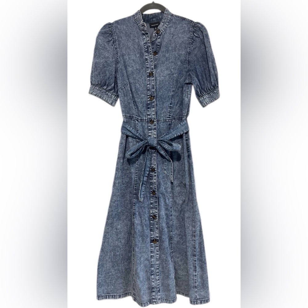 Who What Wear Acid Wash Dress